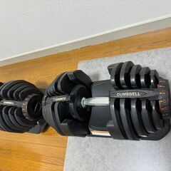 DUMBBELL 可変ダンベル 40Kg ② 東京都 杉並区にて 可変式ダンベル DUMBBELL 40kg 2つ を出張
