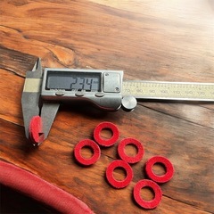 FOR YAMAHA YTR-800用 松隈清次発明品トランペット メンテナンス用 発明品【LEATHER BUMPERS 6PADS SET】1000円 trumpets maintenanceの画像
