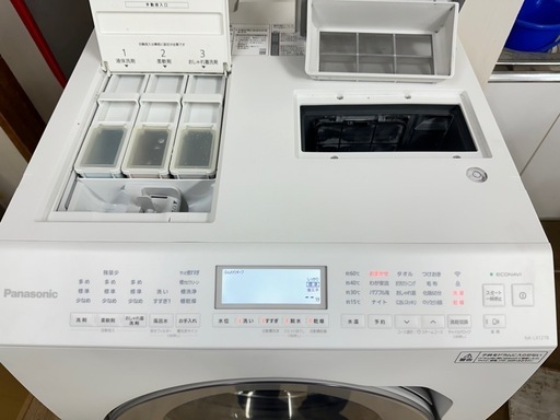 ⭐️激安価格⭐️▲ Panasonic パナソニック ドラム式電気洗濯乾燥機 NA-LX127BL 2022年製 ホワイト ホース付