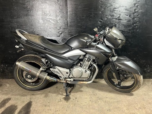 ★支払総額12.8万円★始動動画あり♪他画像等ございます！ スズキ GSR250 2本だし社外マフラー！激安250ccMT車両！ツーリングに♪