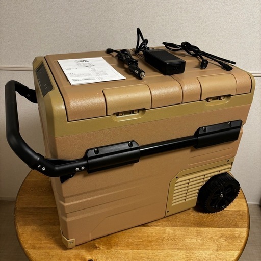ポータブル冷蔵庫　PowerArQ ICEBERG 45L コヨーテタン　使用回数2回のみ　キャンプ　アウトドア　最大対策 ポータブル冷蔵庫 PowerArQ ICEBERG 45L コヨーテタン 使用回数2回のみ