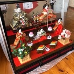 雛飾り、ひな祭り、新品同様の画像