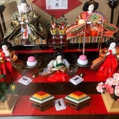 雛飾り、ひな祭り、新品同様の画像