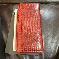 クロコダイルの財布（未使用）の画像