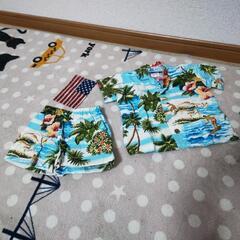 RJC　子供アロハシャツ上下セット
