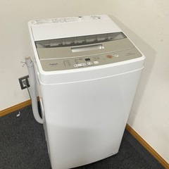 美品　アクア　洗濯機4.5kg　2022年製 