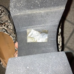 ワニ柄厚底靴の画像
