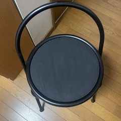 畳めるパイプ丸椅子の画像