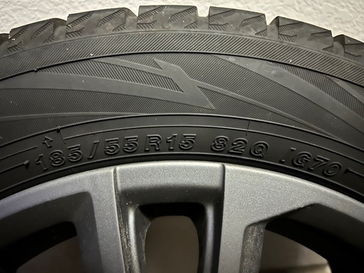 FIAT500／ABARTH595 スタッドレスタイヤ＋ホイール4本セット　YOKOHAMA IG70  185/55-15　EURO