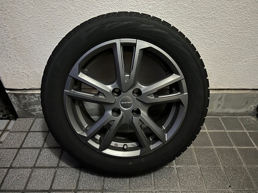 FIAT500／ABARTH595 スタッドレスタイヤ＋ホイール4本セット　YOKOHAMA IG70  185/55-15　EURO