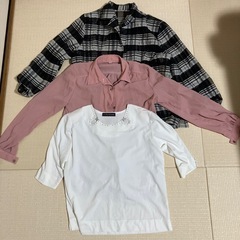【お渡し済】 102616婦人用シャツ3着