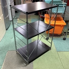 【リサイクルサービス八光】幅60．5㎝　3段　ウッドシェルフの画像