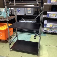 【リサイクルサービス八光】幅60．5㎝　3段　ウッドシェルフ