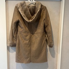 冬コート　ベージュ　ブラウン　レディースの画像