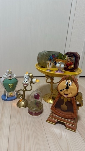 レア　美女と野獣　フィギュア　置き物　ディズニーランド