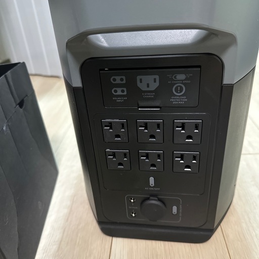 【発電機譲ります！】EcoFlow EFDELTA2MAX-JP ポータブル電源 DELTA 2 Max
