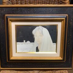 栗原喜依子　絵画『雪』