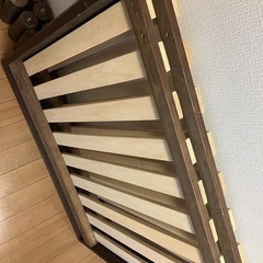 足つき 　すのこ　ベッドの画像