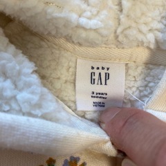 babyGAP もこもこパーカー　3y(size100)の画像