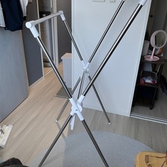 【決まりました】ステンレスX型物干し