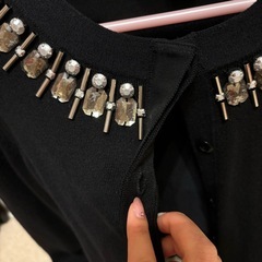 Diane von Furstenberg ビジュー　カーディガンの画像