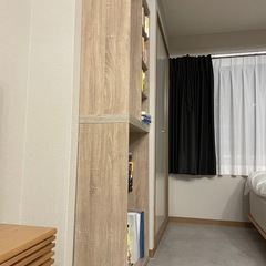 本棚✖️2 _オーク色_可動棚付きの画像
