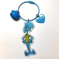 【新品】スポンジボブ　イカルド　アクリルキーホルダーの画像