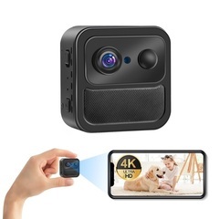 新品未使用☆ネット価格¥8999 超小型カメラ 4K スマホ連動...