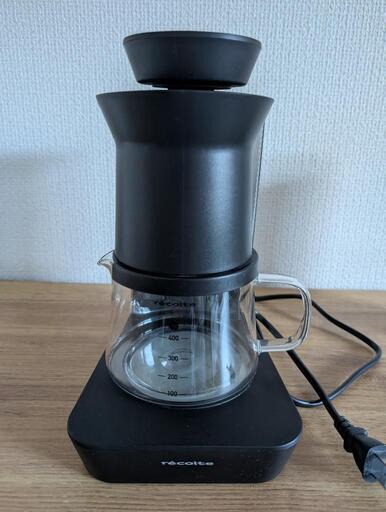 レコルト　コーヒーメーカー　黒