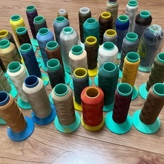 ミシン糸　新品、中古40本まとめて