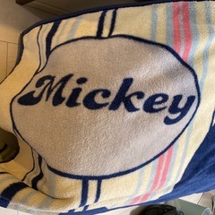 決まりました ミッキーマウス毛布