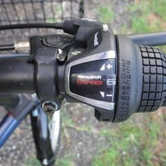 中古６段変速２０インチ折り畳み自転車の画像