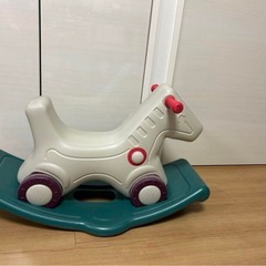 木馬 乗り物おもちゃ 足蹴り車兼用