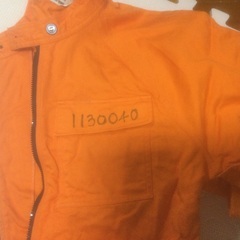 アメリカ刑務所の囚人服(男性用)コスプレの画像