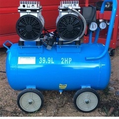 2馬力 サイレントエアーコンプレッサー 40Lタンク