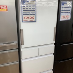 SHARP 5ドア冷蔵庫　SJ-G413G-W