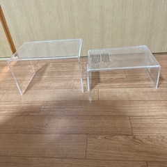 無印良品 アクリル仕切棚・小 の画像