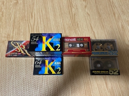 カセットテープ各種&TDK XP120 VHS