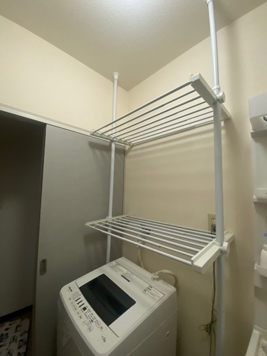 【ニトリ】洗濯機ラック 突っ張り棒