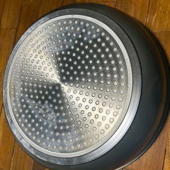 ダイヤモンドコートパン 炒め鍋 26cm IH対応 IS-W26 KITCHEN CHEF アイリスオーヤマの画像