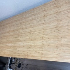 シンプルデスク ワークデスク 幅140cm 奥行65cmの画像