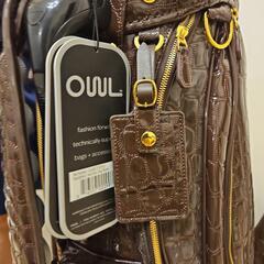 【新品未使用】OUUL ロイヤルコレクション　コラボ　ゴルフバッグ ブラウンの画像