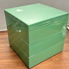八王子市)モスグリーン♡三段重美品の画像