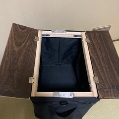 ソフトコンテナ　自作テーブルの画像