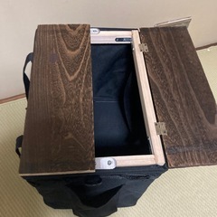 ソフトコンテナ　自作テーブルの画像