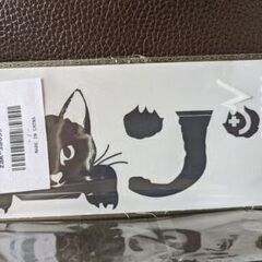 黒猫スイッチステッカーの画像