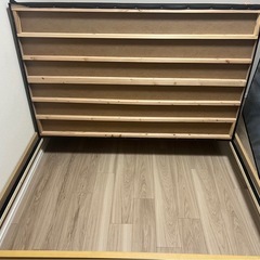 ベッドフレーム グランツ ワイドダブル　の画像