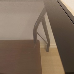 『MERIO Living Table』／ガラステーブル／色・タイプ：ブラック ミドルサイズのリビングテーブル 。 の画像