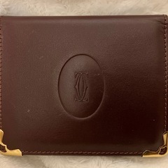 Cartier 名刺入れ 茶色 レザー　本日限定価格！