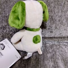 SNOOPY スヌーピー ぬいぐるみ ラテカラー 抹茶の画像
